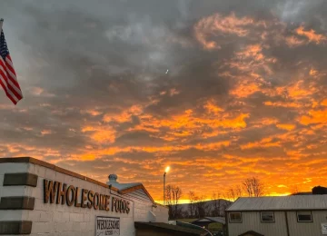 wholesome foods at dusk